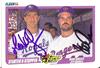 Mark Gubicza & Jeff Russell autographed