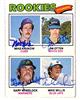 1977 Topps Rookie Pitchers autographed