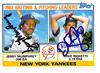Dave Righetti & Jerry Mumphrey autographed