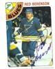 Signed Red Berenson