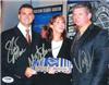 Vince, Shane and Stephanie McMahon autographed