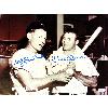 Mickey Mantle & Whitey Ford autographed
