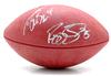 Signed Drew Brees & Reggie Bush Dual Autographed NFL Football