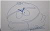 Signed Eric Cartman South Park Sketch Hand Drawn & Signed