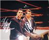 Vince & Shane McMahon WWE autographed