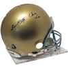 Signed Lou Holtz & Charlie Weis Dual-Signed Notre Dame