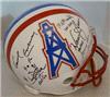 Houston Oilers Hall of Famers autographed