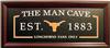 Signed Texas Longhorns Man Cave Sign