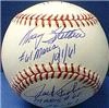 Roger Maris 61st HR Pitchers autographed