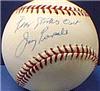 Jimmy Piersall autographed