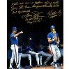 Keith Hernandez & Davey Johnson autographed