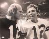 Terry Bradshaw & Roger Staubach autographed