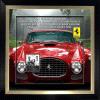 Signed Enzo Ferrari Custom Framed Quote Collage