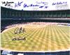 Cleveland Indians Municipal Stadium autographed