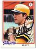 Signed Ed Ott