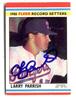 Larry Parrish autographed