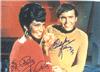 Star Trek  Nichols & Koenig autographed