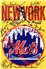 New York Mets Logo autographed